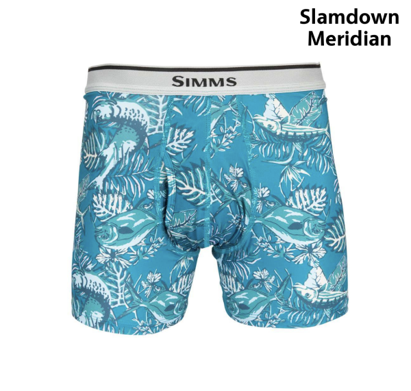 Simms Fishing Boxer Briefs Slamdown Meridian